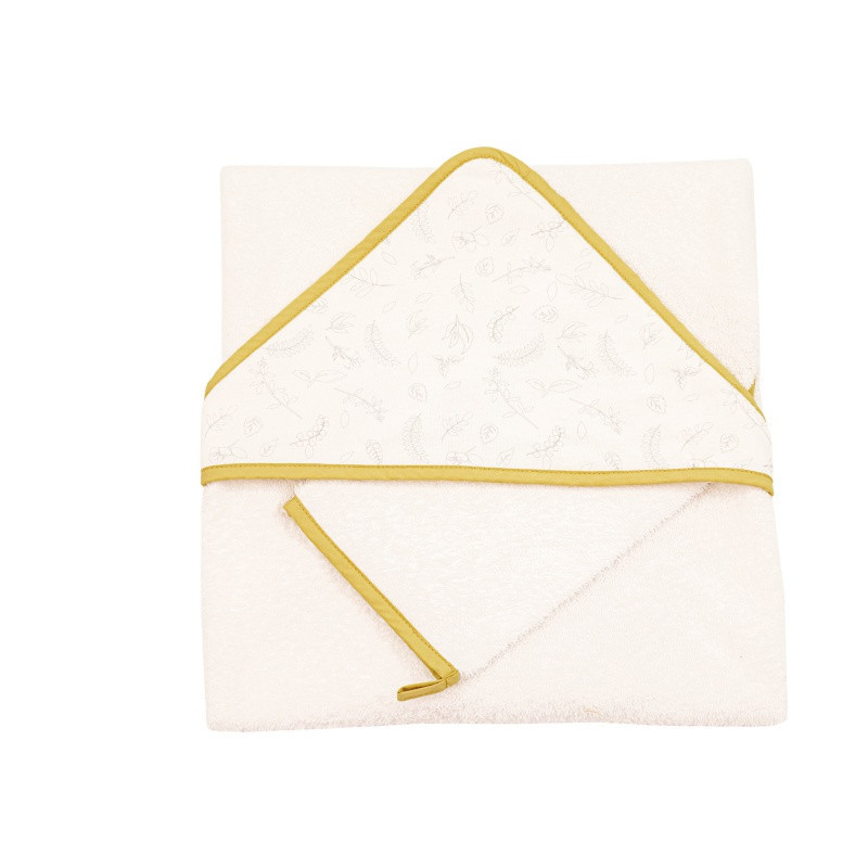 Coffret sortie de bain + gant 75x75 DOMIVA Leafy Bunny