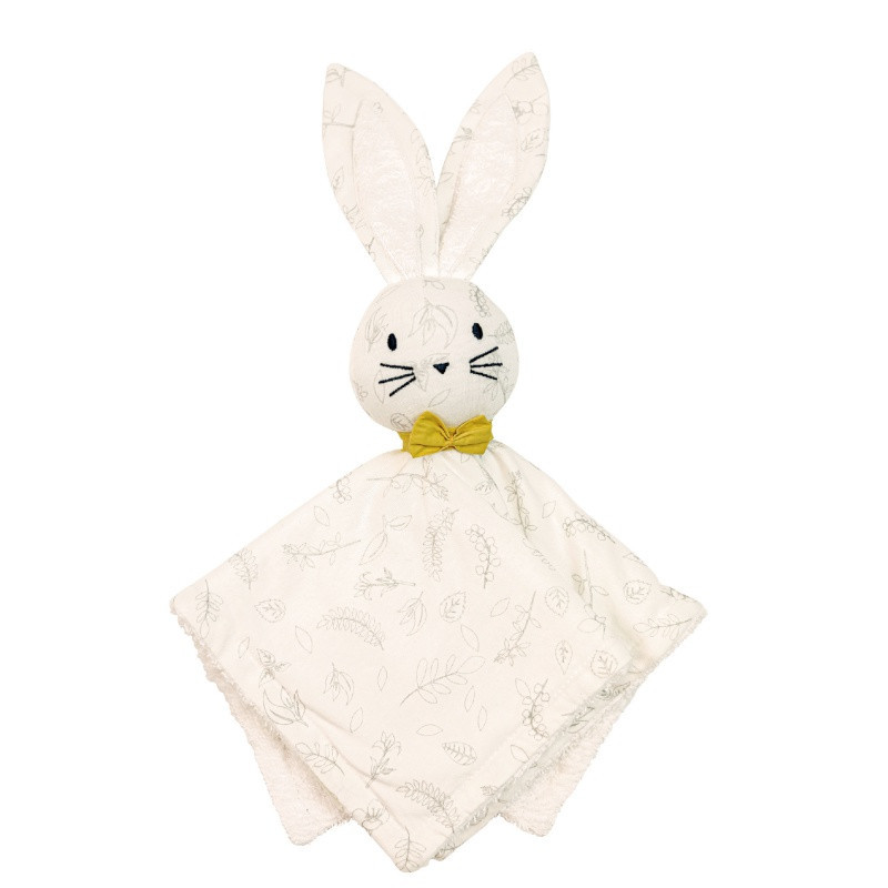 Box doudou + anneau de dentition DOMIVA Leafy Bunny