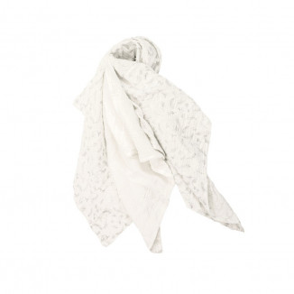 Lot de 3 langes en coton bio 60x60 DOMIVA Leafy Bunny