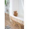 Berceau en rotin rectangulaire CHILDHOME Ecru