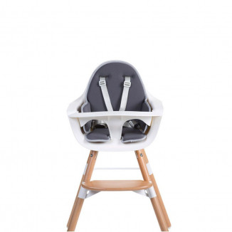 Coussin de chaise haute Evolu en néoprène CHILDHOME Gris foncé