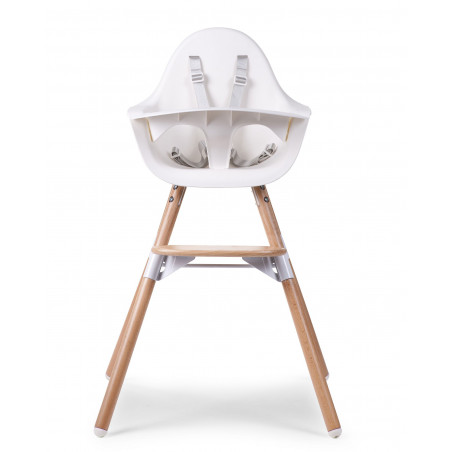 Chaise-haute Evolu 2 CHILDHOME Naturel/Blanc