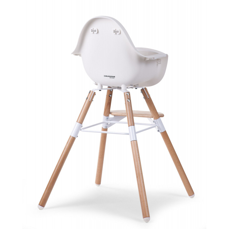 Chaise-haute Evolu 2 CHILDHOME Naturel/Blanc