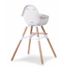 Chaise-haute Evolu 2 CHILDHOME Naturel/Blanc