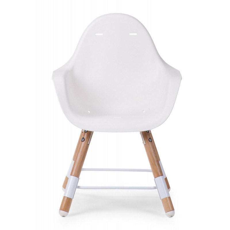 Chaise-haute Evolu 2 CHILDHOME Naturel/Blanc
