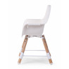 Chaise-haute Evolu 2 CHILDHOME Naturel/Blanc