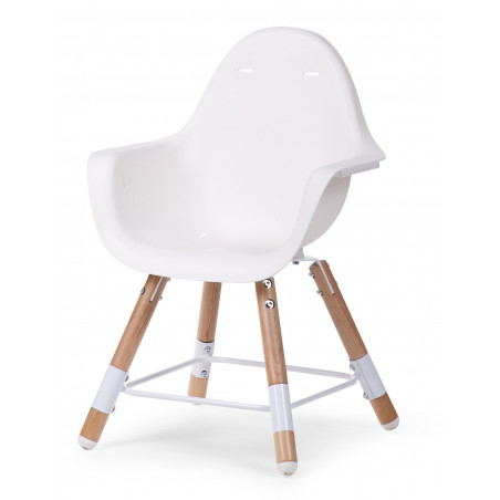Chaise-haute Evolu 2 CHILDHOME Naturel/Blanc