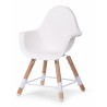 Chaise-haute Evolu 2 CHILDHOME Naturel/Blanc
