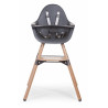Chaise-haute Evolu 2 CHILDHOME Naturel/anthracite
