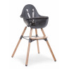 Chaise-haute Evolu 2 CHILDHOME Naturel/anthracite