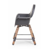 Chaise-haute Evolu 2 CHILDHOME Naturel/anthracite