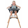 Chaise-haute Evolu 2 CHILDHOME Naturel/anthracite