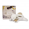 Pantin-lapin Happy Wild 25 cm DOUDOU ET COMPAGNIE Naturel