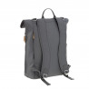 Sac à dos à langer Rolltop LASSIG Anthracite
