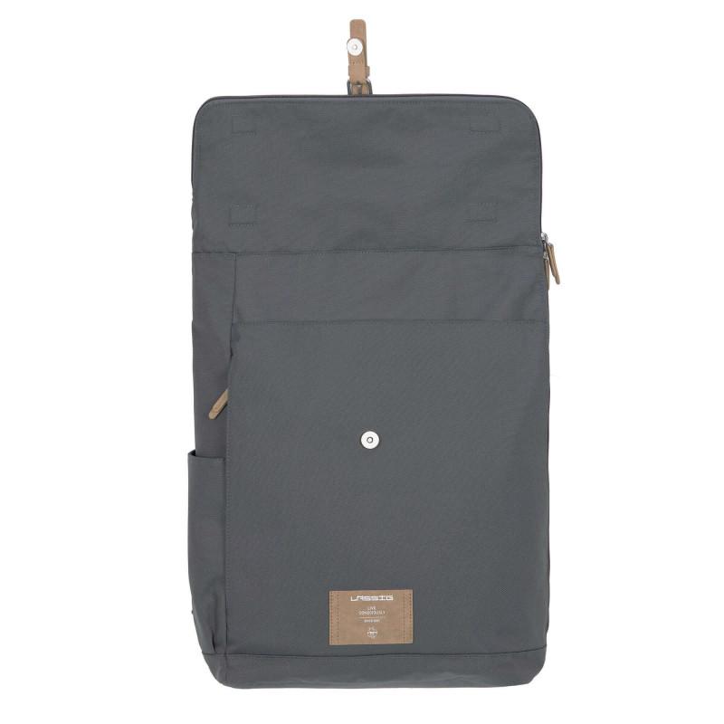 Sac à dos à langer Rolltop LASSIG Anthracite