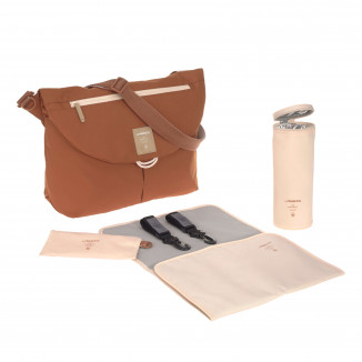 Sac à langer Manu Green label LASSIG Marron