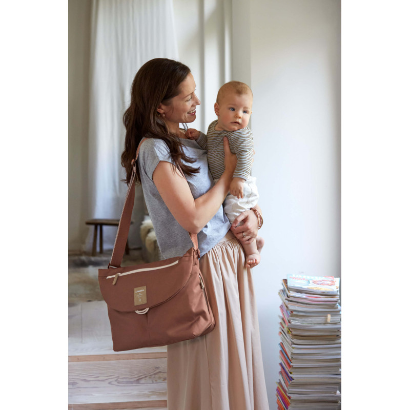 Sac à langer Manu Green label LASSIG Marron