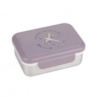 Boite à gouter en inox Adventure LASSIG Libellule violet