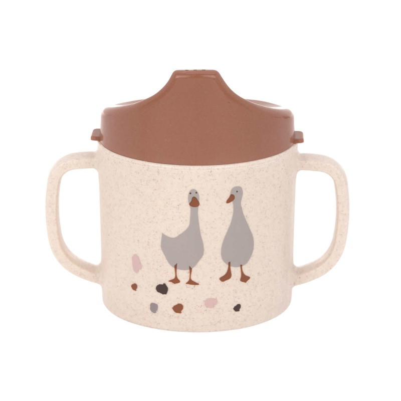 Tasse d'apprentissage Mouton/Oie LASSIG Tiny farmer Beige