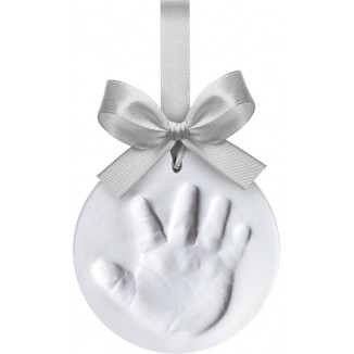 Empreinte médaillon + Boite à trésors DOOKY Blanc