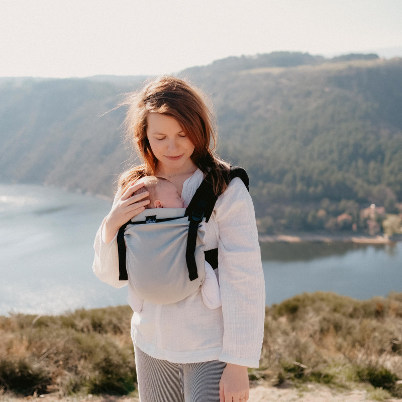 Porte-bébé préformé My Néo NEOBULLE Gris