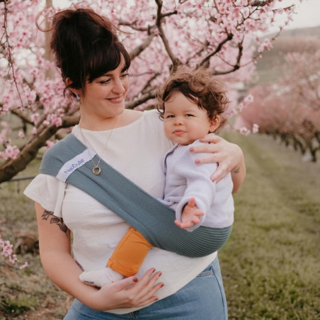 Porte-bébé d'appoint Hop'la M (38/40) NEOBULLE Menthe