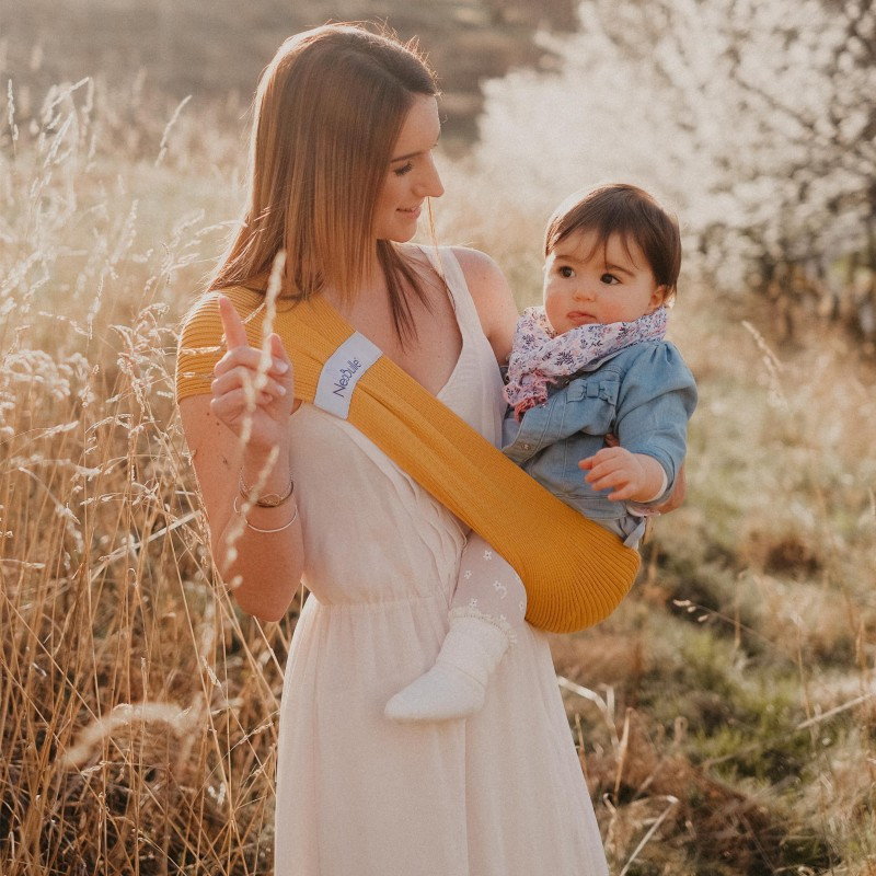 Porte-bébé d'appoint Hop'la XL (46/48) NEOBULLE Ocre