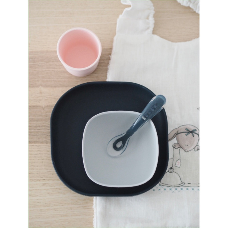 Coffret repas en silicone BEABA Night blue