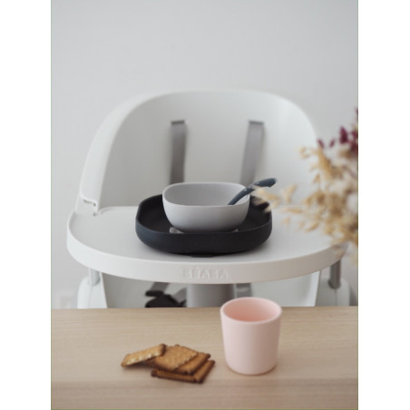 Coffret repas en silicone BEABA Night blue