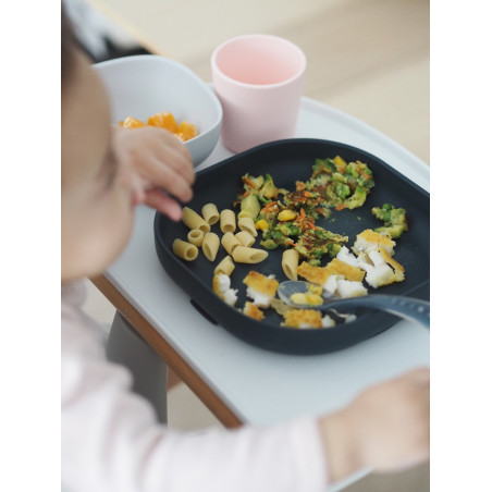 Coffret repas en silicone BEABA Night blue