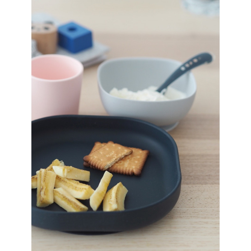 Coffret repas en silicone BEABA Night blue
