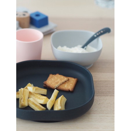 Coffret repas en silicone BEABA Night blue