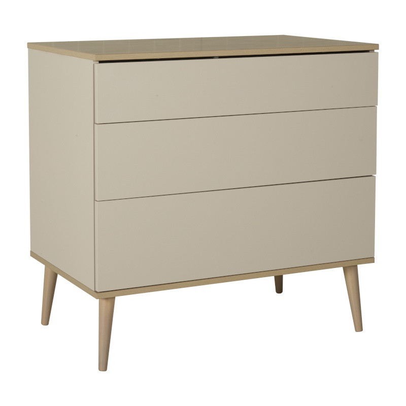 Commode 3 tiroirs Flow QUAX Argile & Oak