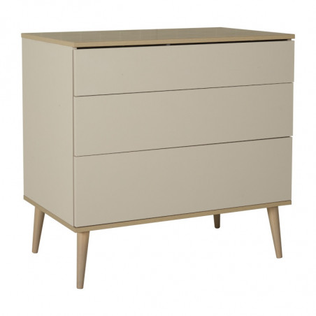 Commode 3 tiroirs Flow QUAX Argile & Oak