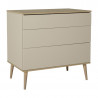 Commode 3 tiroirs Flow QUAX Argile & Oak