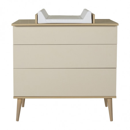 Commode 3 tiroirs Flow QUAX Argile & Oak