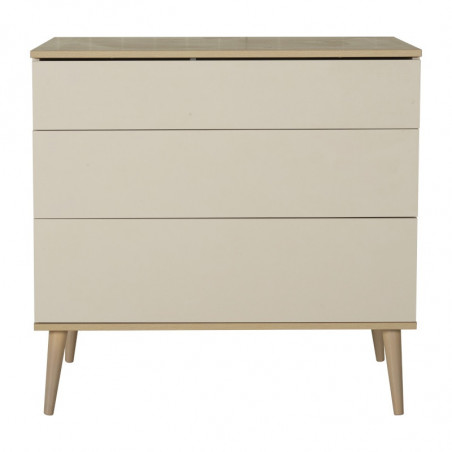 Commode 3 tiroirs Flow QUAX Argile & Oak