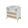 Commode tressage rotin THEO Marélia Neige