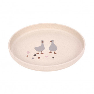 Assiette Mouton/Oie LASSIG Tiny Farmer Beige