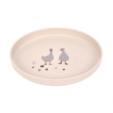 Assiette Mouton/Oie LASSIG Tiny Farmer Beige