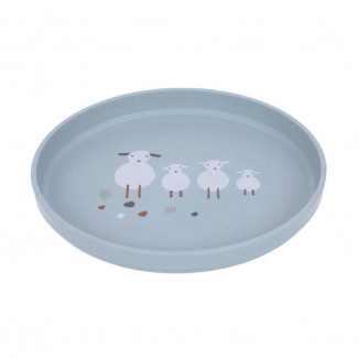 Assiette mouton/oie LASSIG Tiny farmer Bleu