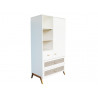 Armoire tressage rotin THEO Marélia Neige