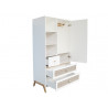 Armoire tressage rotin THEO Marélia Neige