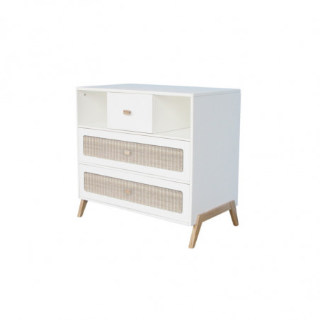 Chambre duo Marelia avec lit 60x120 THEO Neige