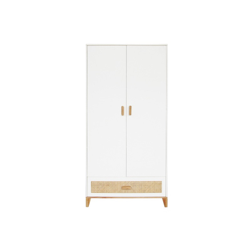 Armoire cannage rotin THEO Nami Neige