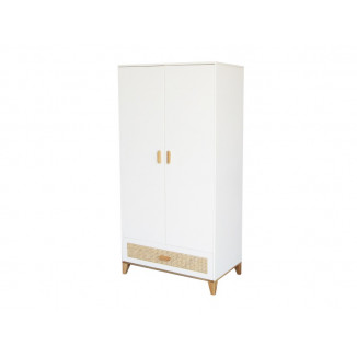 Armoire cannage rotin THEO Nami Neige