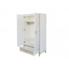 Armoire canne/tressage rotin Océania THEO Neige