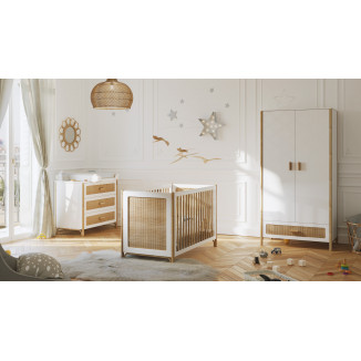 Chambre trio Oceania avec lit 60x120 THEO Neige