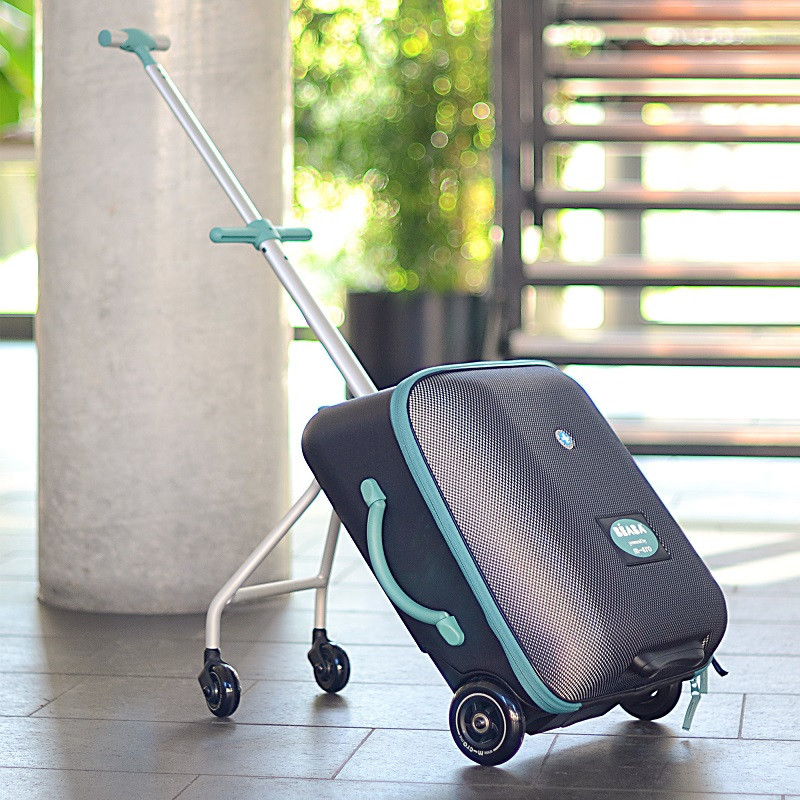 Valise avec assise enfant Luggage Easy BEABA Noir