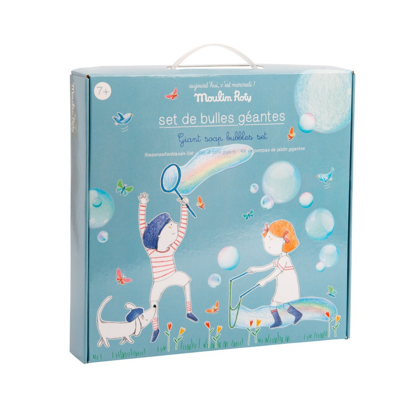 Set de bulles géantes MOULIN ROTY Aujourd'hui c'est mercredi